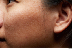 Face Cheek Ear Skin Woman Slim Studio photo references